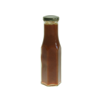 250ml HEX SAUCE BOTTLE 43T/O X 55 With Lids
