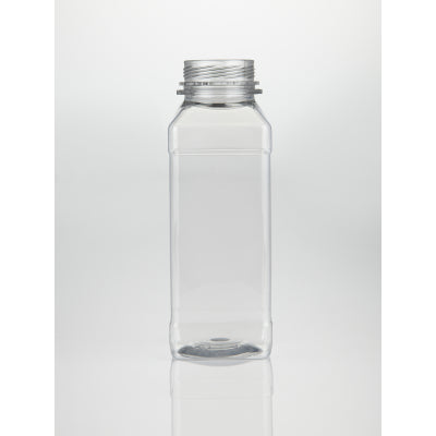 330ml Square Clear PET Juice Bottle