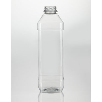 1000ml Square Clear PET Juice Bottle