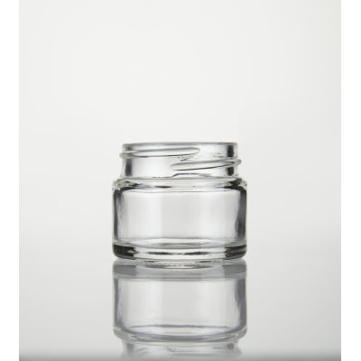 15ml Clear Squat Ointment Jar