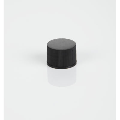 20mm Black PP Lined Cap